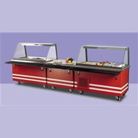 Victor Jamaican Food Display - Junior Counter